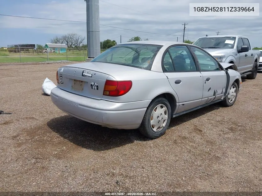 2001 Saturn Sl1 VIN: 1G8ZH52811Z339664 Lot: 45174387