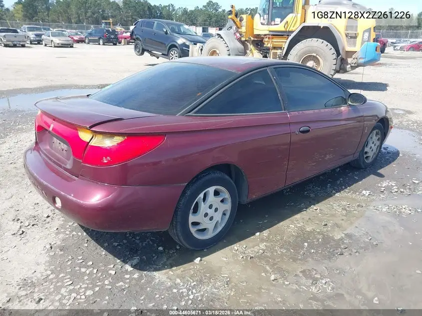 2002 Saturn S-Series Sc1 VIN: 1G8ZN128X2Z261226 Lot: 44605671