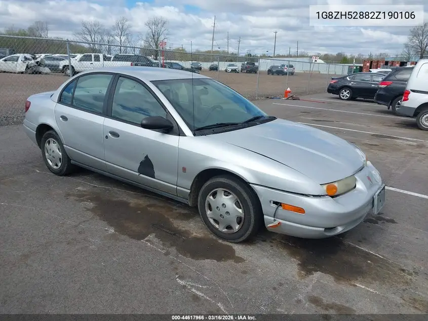 2002 Saturn S-Series Sl1 VIN: 1G8ZH52882Z190106 Lot: 44617966