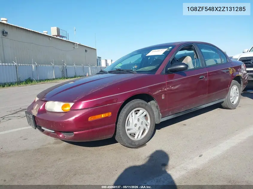 2002 Saturn S-Series Sl VIN: 1G8ZF548X2Z131285 Lot: 45068137