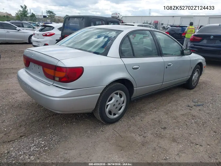 2002 Saturn S-Series Sl2 VIN: 1G8ZK52702Z124433 Lot: 45382035