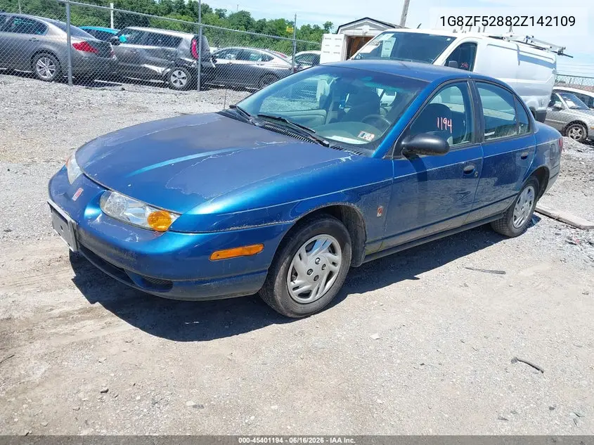 2002 Saturn S-Series Sl VIN: 1G8ZF52882Z142109 Lot: 45401194
