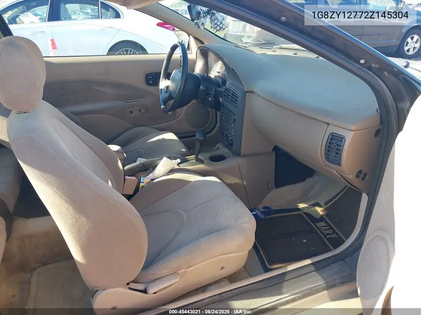 2002 Saturn S-Series Sc2 VIN: 1G8ZY12772Z145304 Lot: 45443021