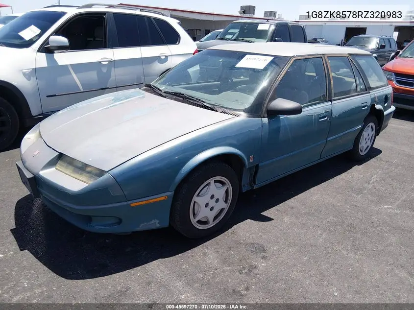 1994 Saturn Sw2 VIN: 1G8ZK8578RZ320983 Lot: 45597270