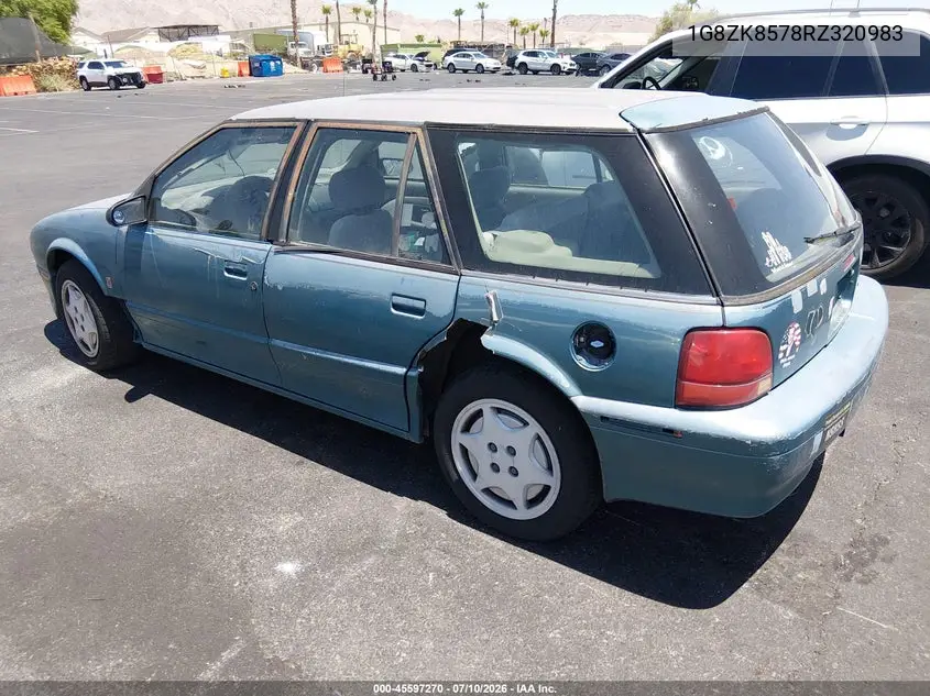 1994 Saturn Sw2 VIN: 1G8ZK8578RZ320983 Lot: 45597270