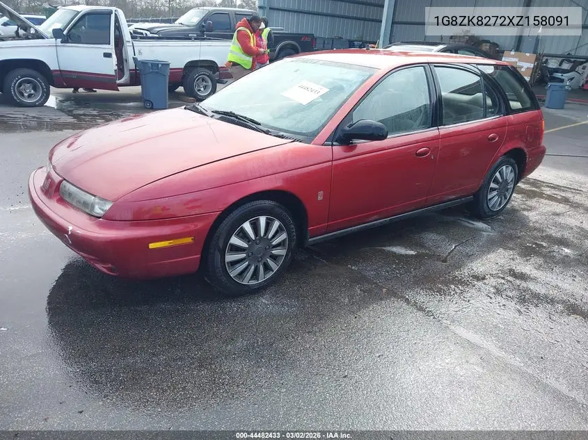 1999 Saturn Sw2 VIN: 1G8ZK8272XZ158091 Lot: 44482433