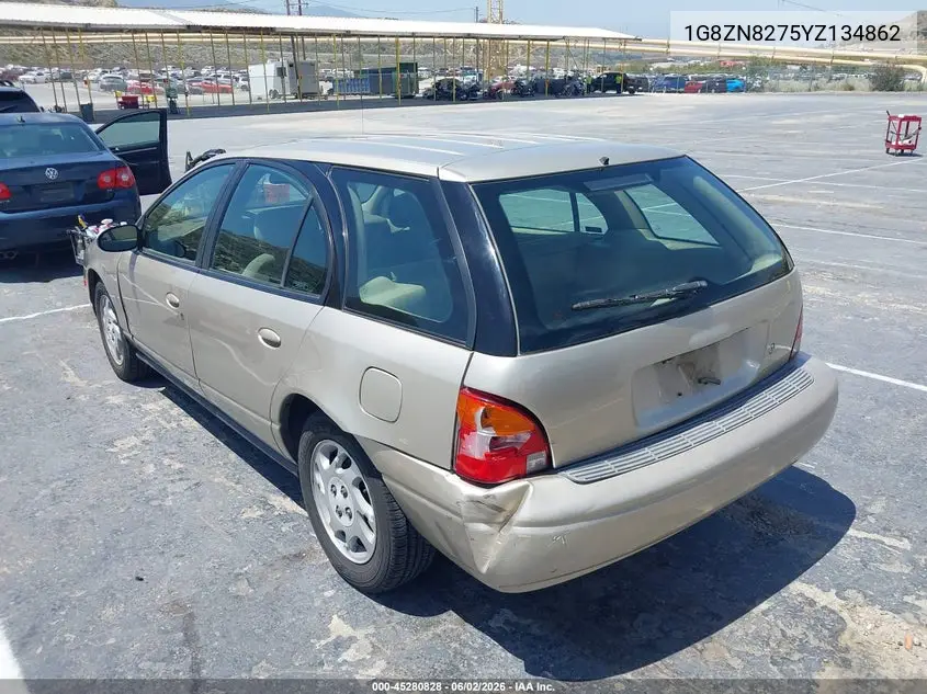 2000 Saturn Sw2 VIN: 1G8ZN8275YZ134862 Lot: 45280828