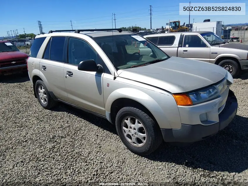 2002 Saturn Vue V6 VIN: 5GZCZ63B52S824830 Lot: 45388544