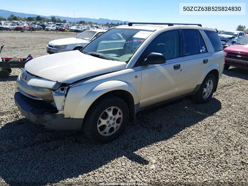 2002 Saturn Vue V6 VIN: 5GZCZ63B52S824830 Lot: 45388544