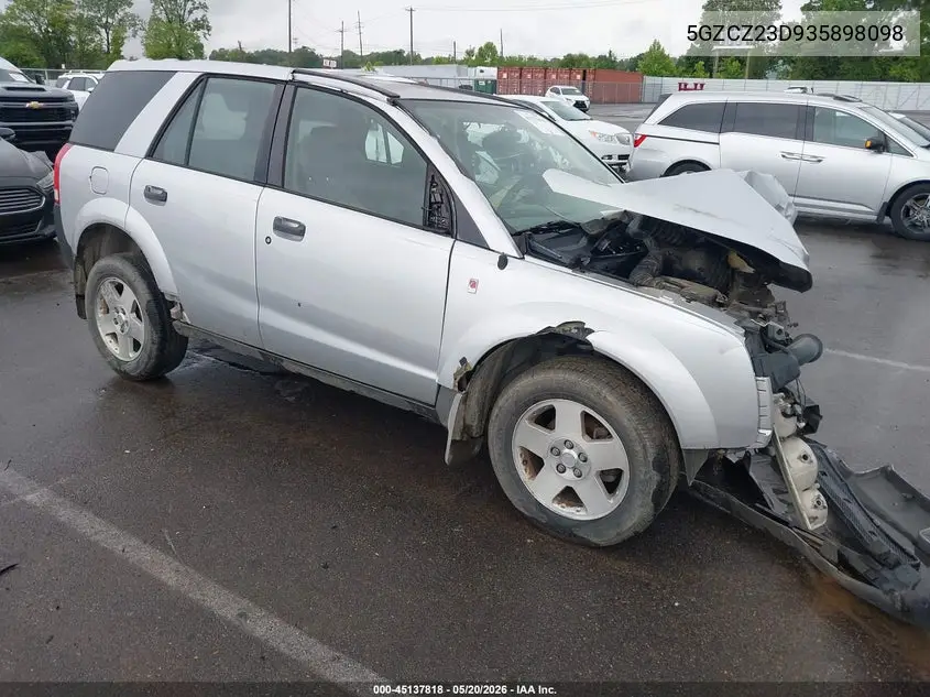 2003 Saturn Vue VIN: 5GZCZ23D93S898098 Lot: 45137818