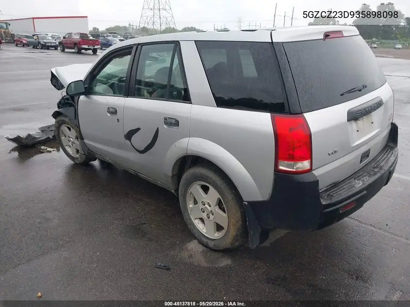 2003 Saturn Vue VIN: 5GZCZ23D93S898098 Lot: 45137818