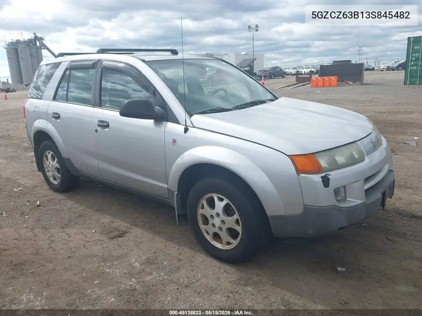 2003 Saturn Vue V6 VIN: 5GZCZ63B13S845482 Lot: 45138823
