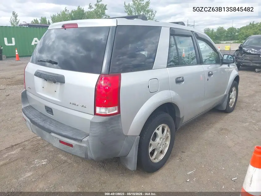 2003 Saturn Vue V6 VIN: 5GZCZ63B13S845482 Lot: 45138823