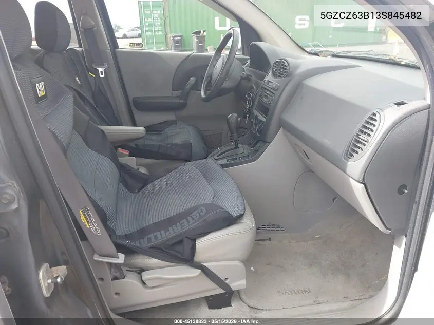2003 Saturn Vue V6 VIN: 5GZCZ63B13S845482 Lot: 45138823