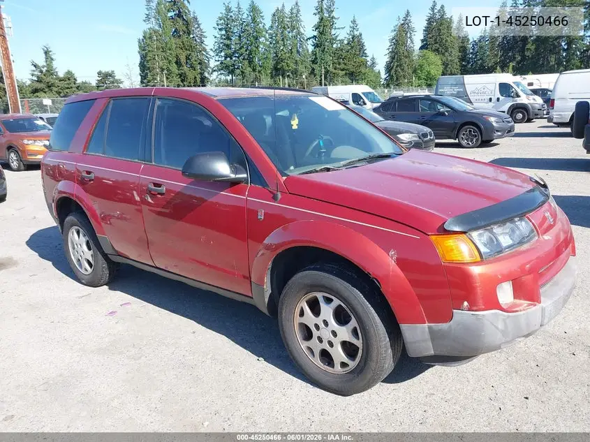 2003 Saturn Vue V6 VIN: 5GZCZ63B73S884562 Lot: 45250466