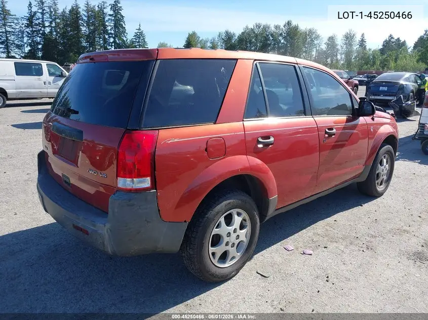 2003 Saturn Vue V6 VIN: 5GZCZ63B73S884562 Lot: 45250466