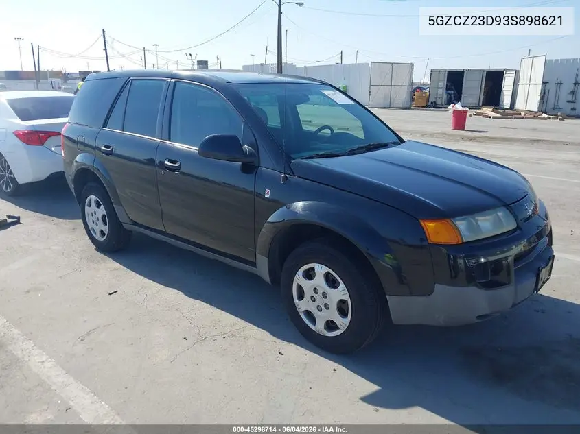 2003 Saturn Vue 4 Cyl VIN: 5GZCZ23D93S898621 Lot: 45298714