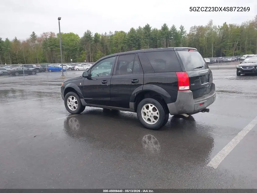 2004 Saturn Vue 4 Cyl VIN: 5GZCZ23DX4S872269 Lot: 45086440