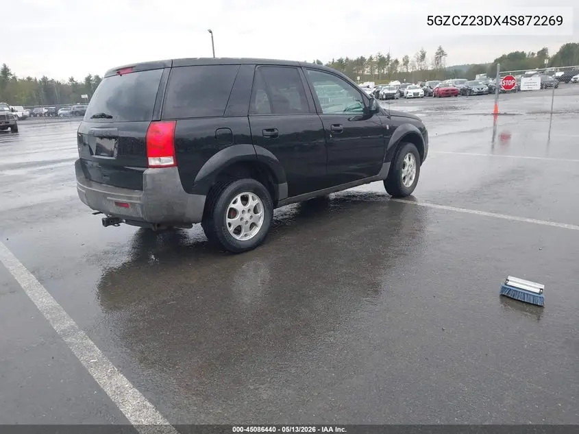 2004 Saturn Vue 4 Cyl VIN: 5GZCZ23DX4S872269 Lot: 45086440