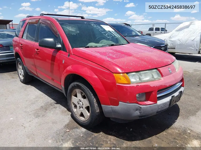 2004 Saturn Vue V6 VIN: 5GZCZ53424S838697 Lot: 45176184