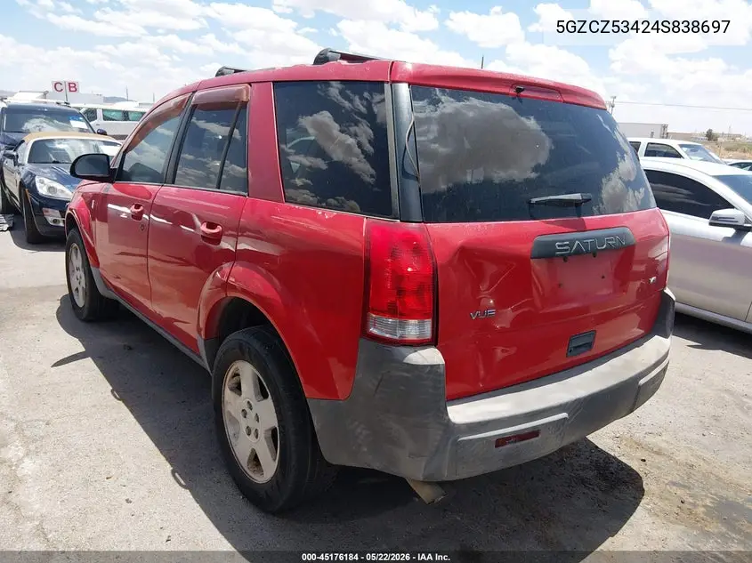 2004 Saturn Vue V6 VIN: 5GZCZ53424S838697 Lot: 45176184