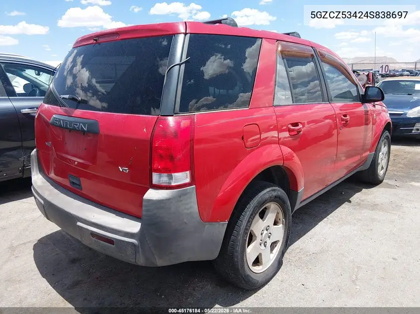 2004 Saturn Vue V6 VIN: 5GZCZ53424S838697 Lot: 45176184