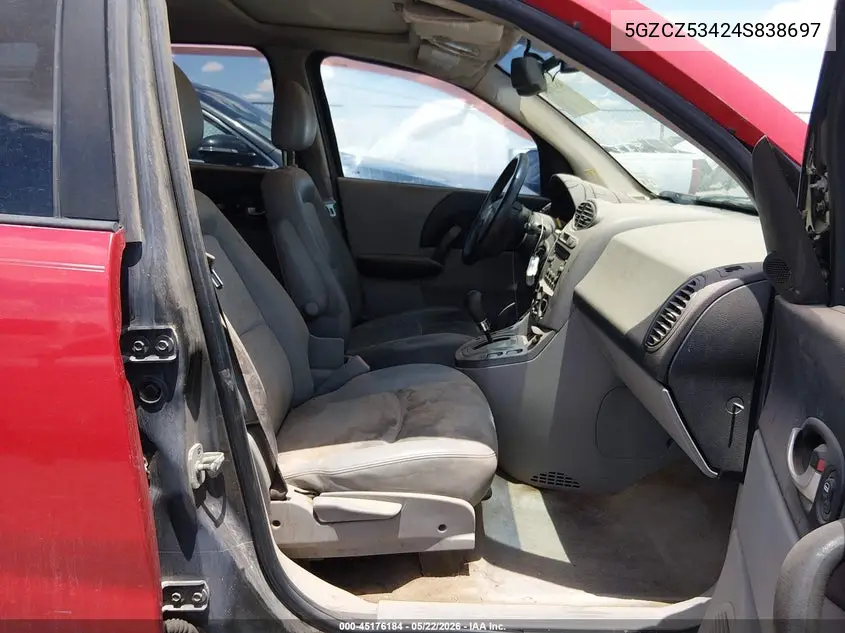 2004 Saturn Vue V6 VIN: 5GZCZ53424S838697 Lot: 45176184