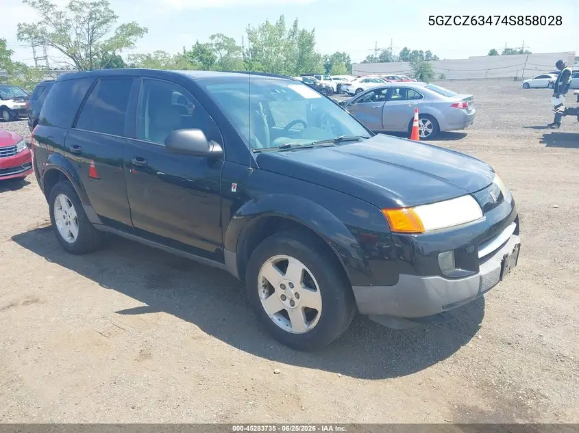 2004 Saturn Vue V6 VIN: 5GZCZ63474S858028 Lot: 45283735