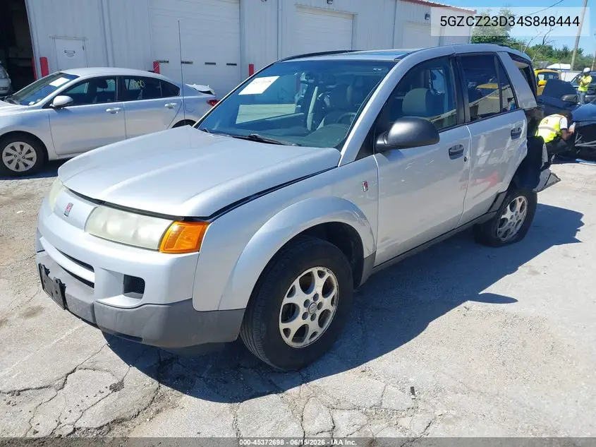 2004 Saturn Vue 4 Cyl VIN: 5GZCZ23D34S848444 Lot: 45372698