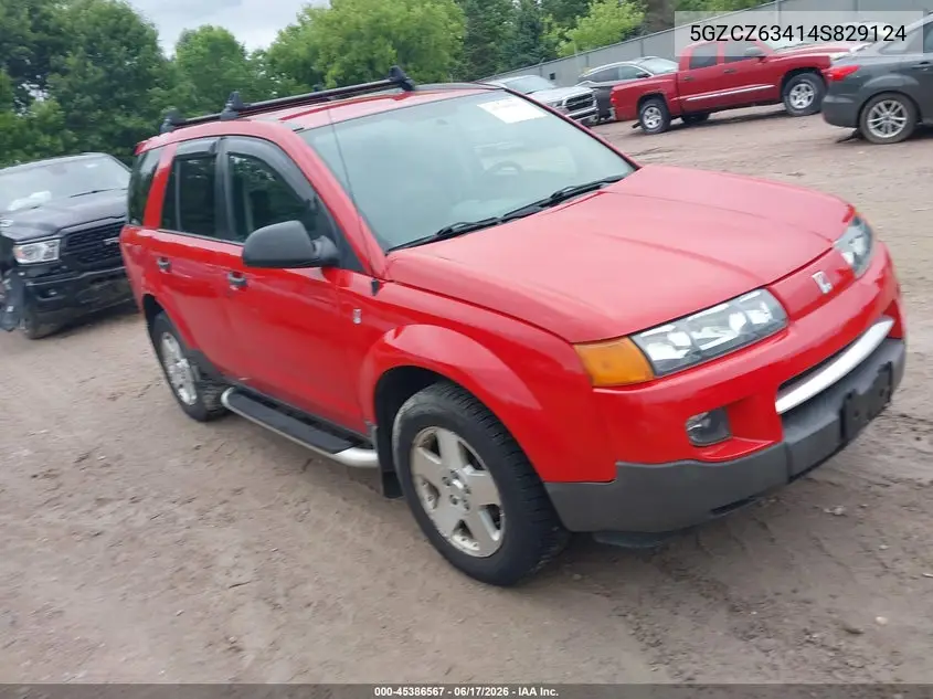 2004 Saturn Vue V6 VIN: 5GZCZ63414S829124 Lot: 45386567
