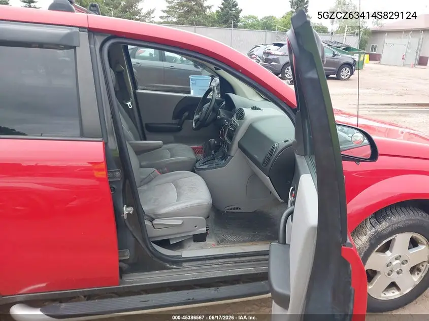 2004 Saturn Vue V6 VIN: 5GZCZ63414S829124 Lot: 45386567