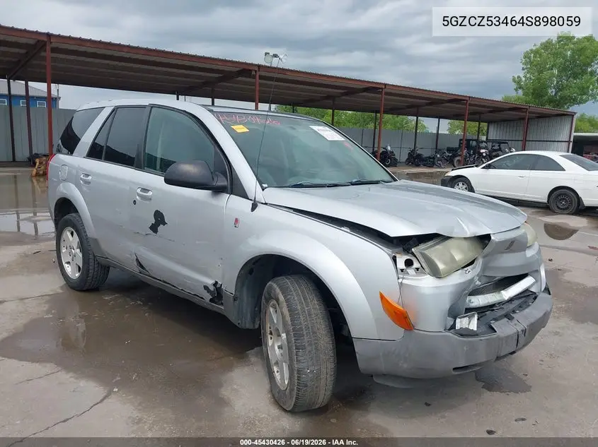 2004 Saturn Vue V6 VIN: 5GZCZ53464S898059 Lot: 45430426