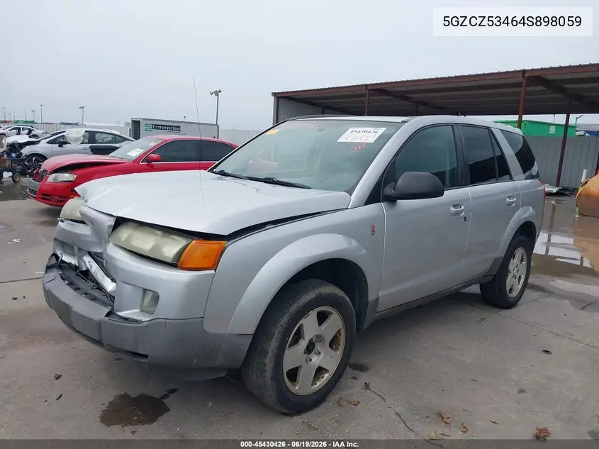 2004 Saturn Vue V6 VIN: 5GZCZ53464S898059 Lot: 45430426