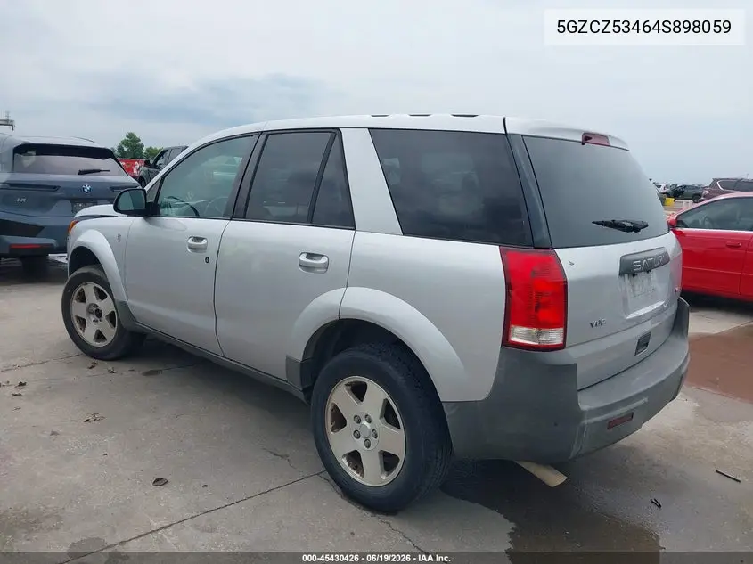 2004 Saturn Vue V6 VIN: 5GZCZ53464S898059 Lot: 45430426