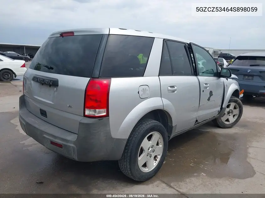 2004 Saturn Vue V6 VIN: 5GZCZ53464S898059 Lot: 45430426