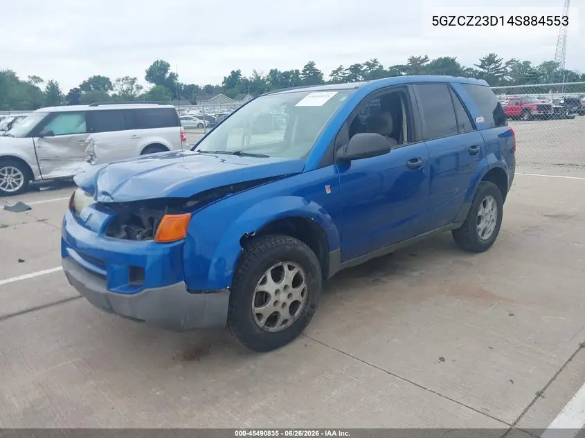2004 Saturn Vue 4 Cyl VIN: 5GZCZ23D14S884553 Lot: 45490835