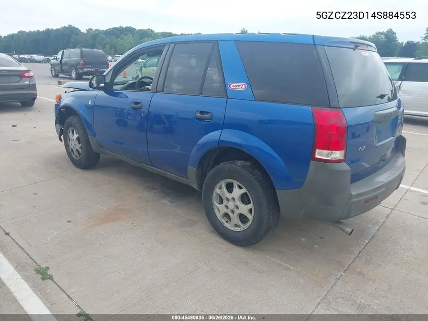 2004 Saturn Vue 4 Cyl VIN: 5GZCZ23D14S884553 Lot: 45490835