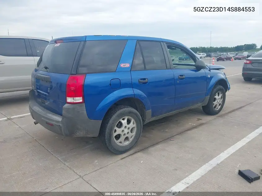 2004 Saturn Vue 4 Cyl VIN: 5GZCZ23D14S884553 Lot: 45490835