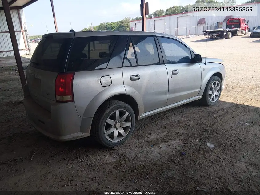 2004 Saturn Vue V6 VIN: 5GZCZ53414S895859 Lot: 45533997