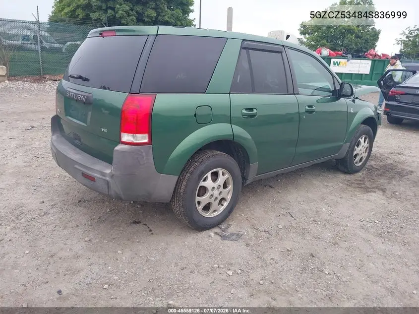2004 Saturn Vue V6 VIN: 5GZCZ53484S836999 Lot: 45559126