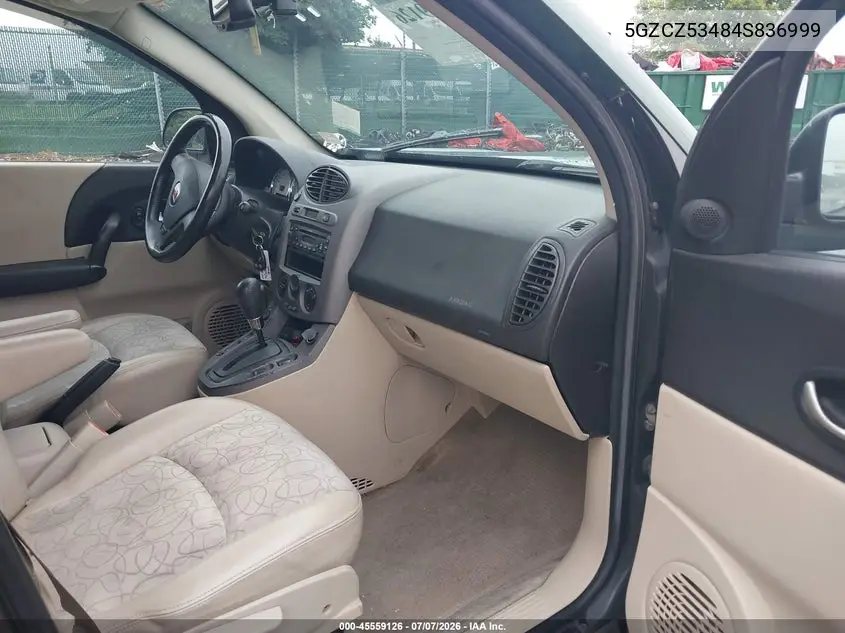 2004 Saturn Vue V6 VIN: 5GZCZ53484S836999 Lot: 45559126