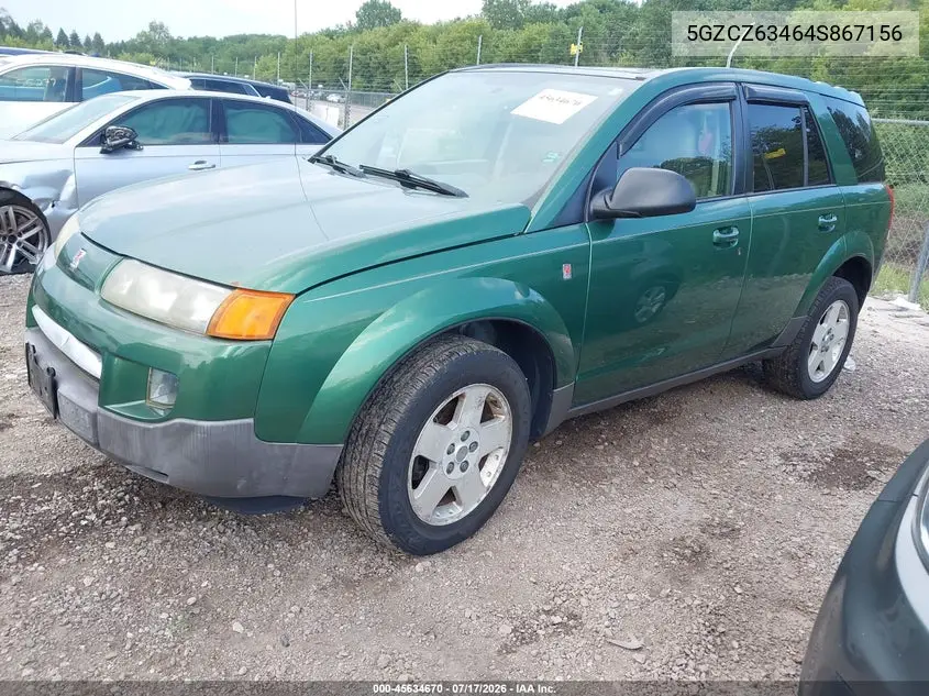 2004 Saturn Vue V6 VIN: 5GZCZ63464S867156 Lot: 45634670