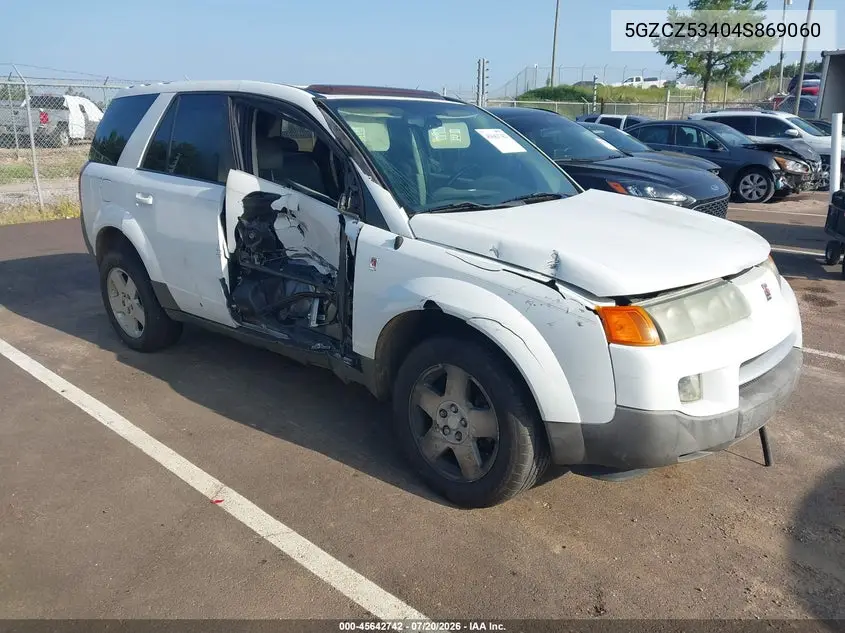 2004 Saturn Vue V6 VIN: 5GZCZ53404S869060 Lot: 45642742