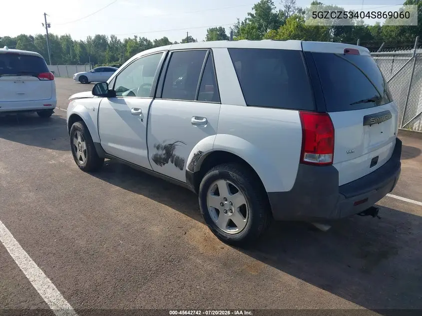 2004 Saturn Vue V6 VIN: 5GZCZ53404S869060 Lot: 45642742