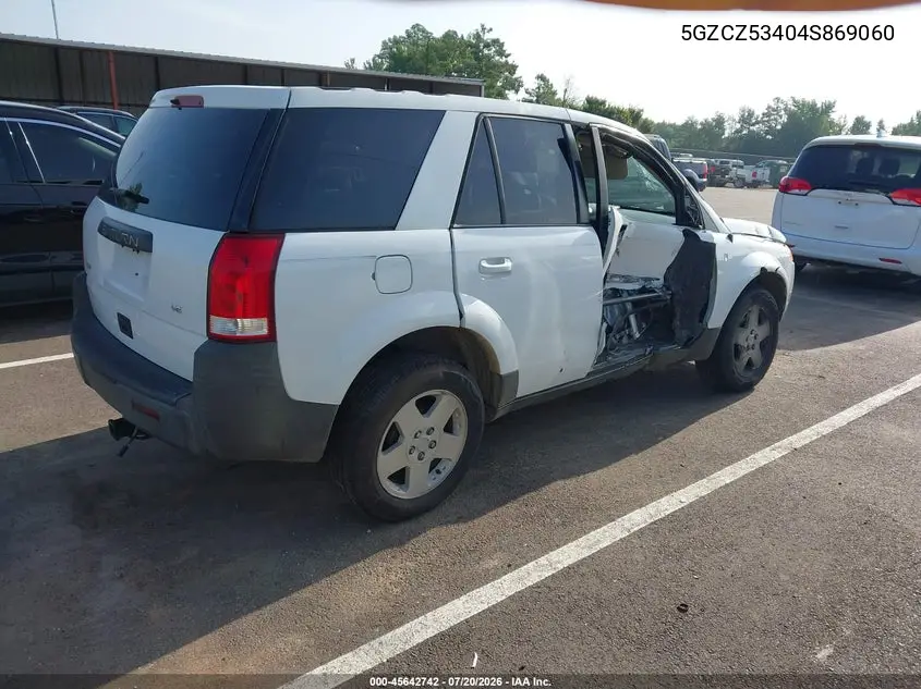 2004 Saturn Vue V6 VIN: 5GZCZ53404S869060 Lot: 45642742