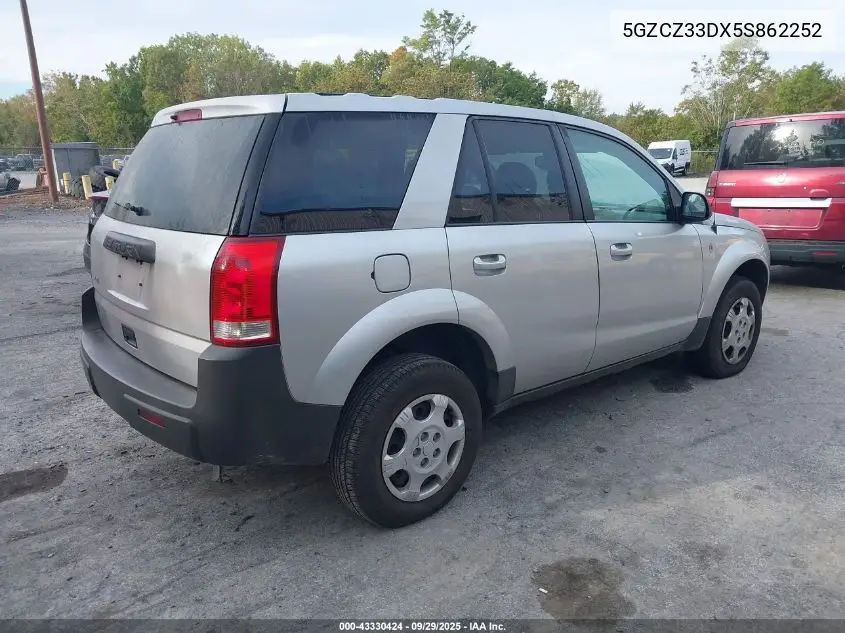 5GZCZ33DX5S862252 2005 Saturn Vue 4 Cyl