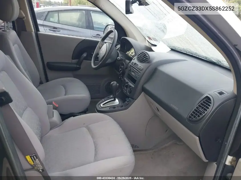 5GZCZ33DX5S862252 2005 Saturn Vue 4 Cyl