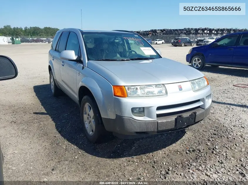 2005 Saturn Vue V6 VIN: 5GZCZ63465S865666 Lot: 44918222