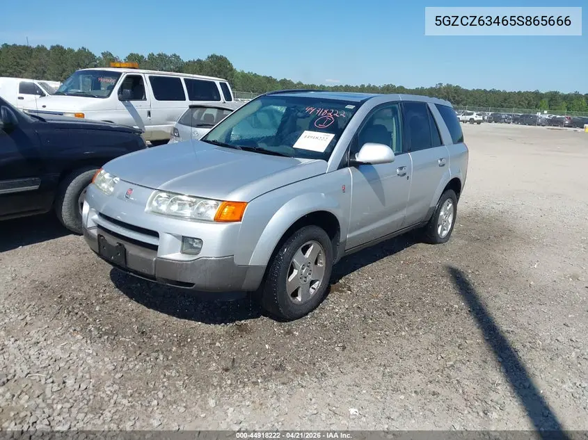 2005 Saturn Vue V6 VIN: 5GZCZ63465S865666 Lot: 44918222