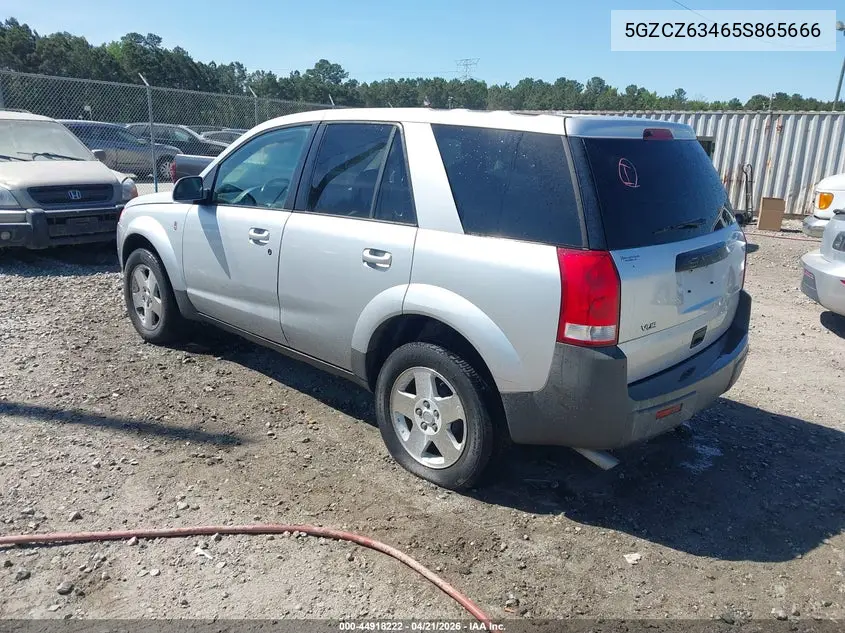 2005 Saturn Vue V6 VIN: 5GZCZ63465S865666 Lot: 44918222
